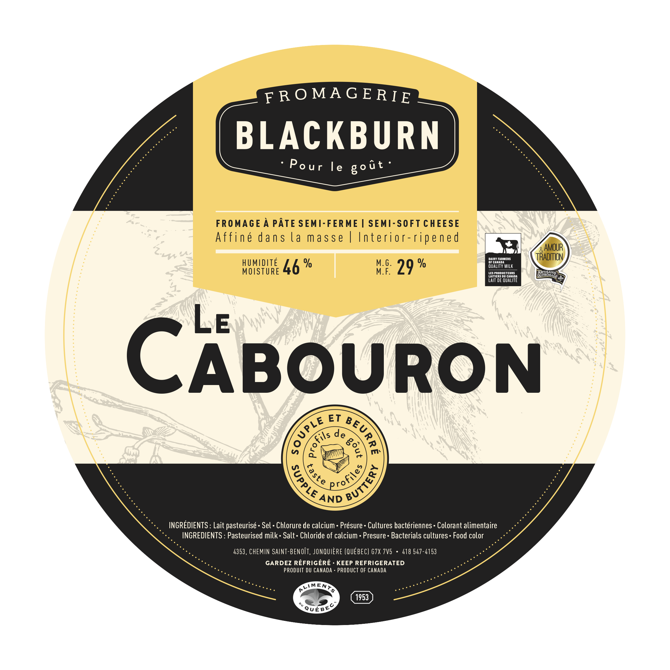 Étiquette - Cabouron